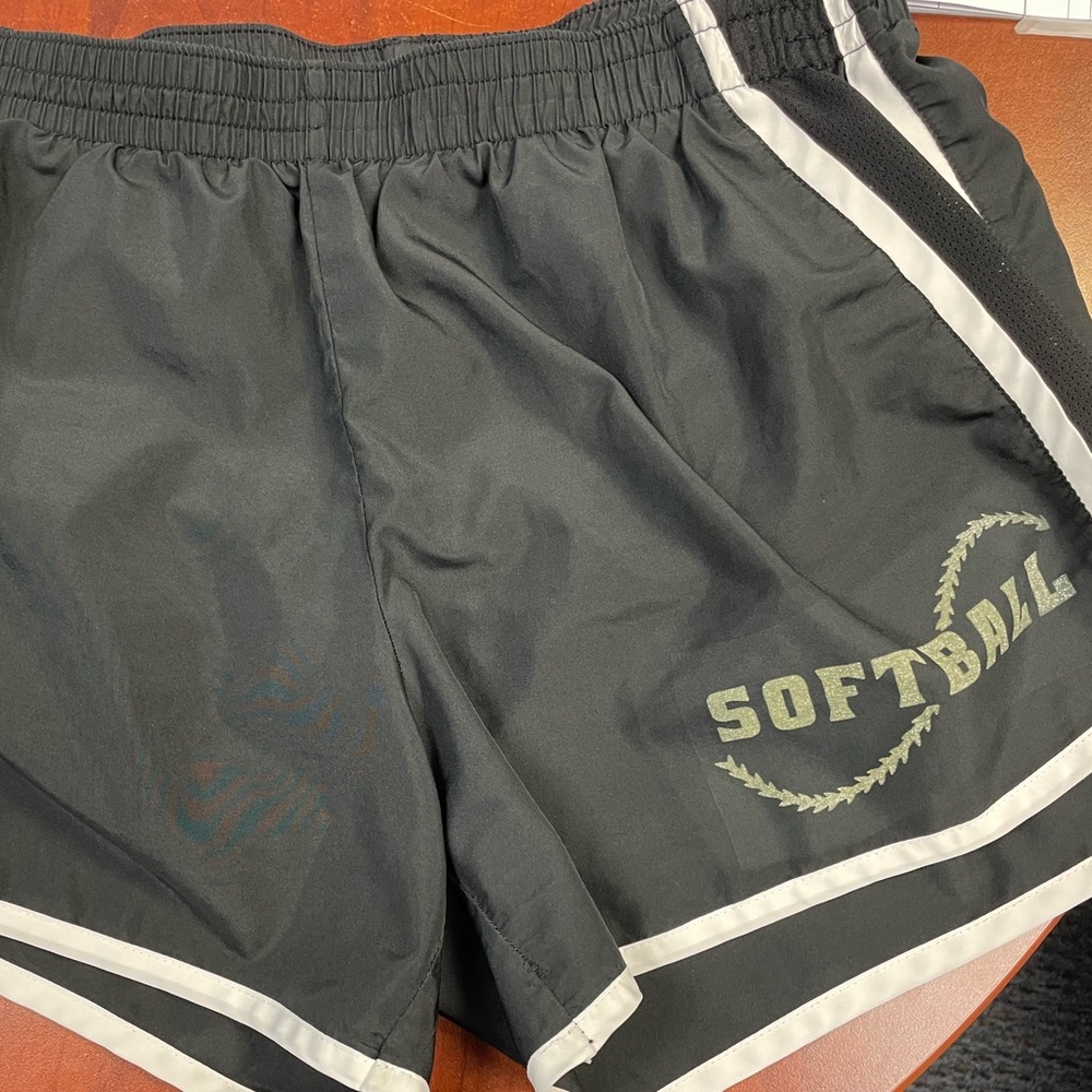 Large softball shorts